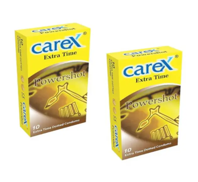 Carex Powershot Extra Time Condoms In Pakistan